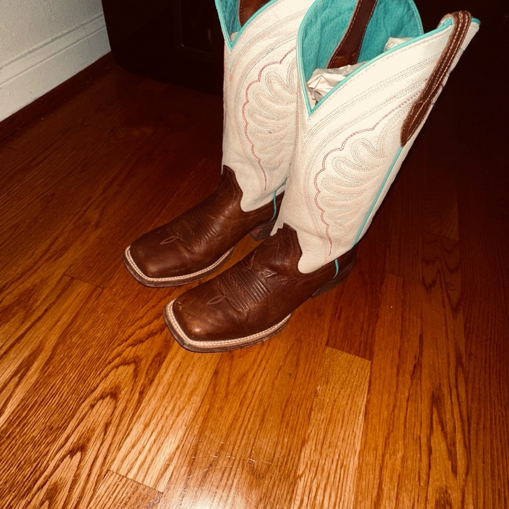 Ariat Turquoise Leather Boots